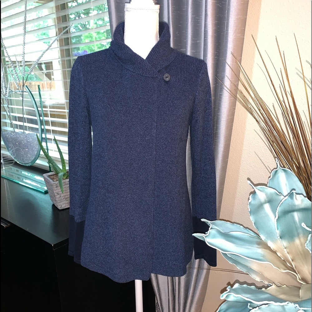 Eddie Bauer navy  cardigan